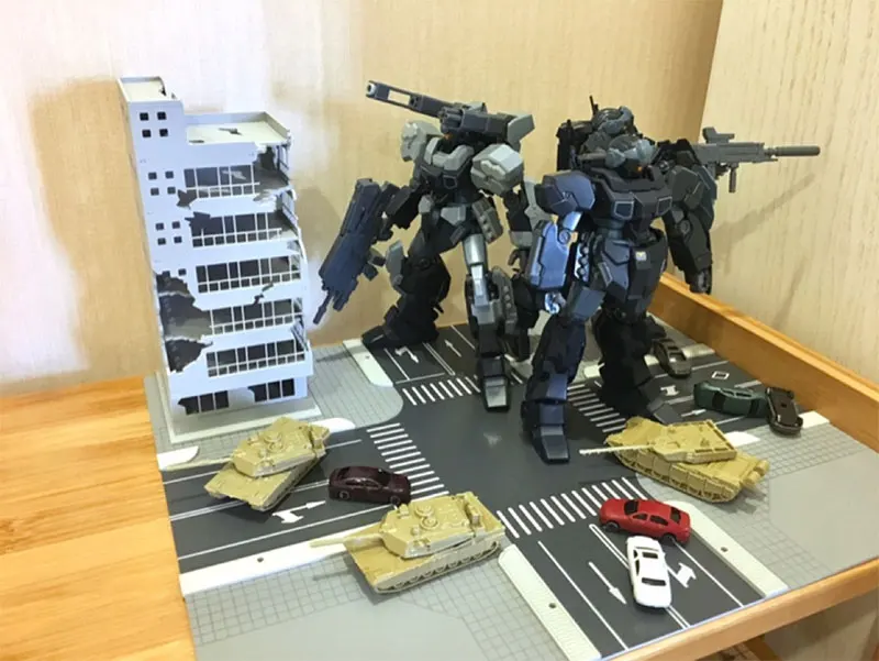 1/150 N масштаб жесткий пластиковый симулятор дорожного механика сцена модель поезда аксессуары песочный стол архитектурный материал