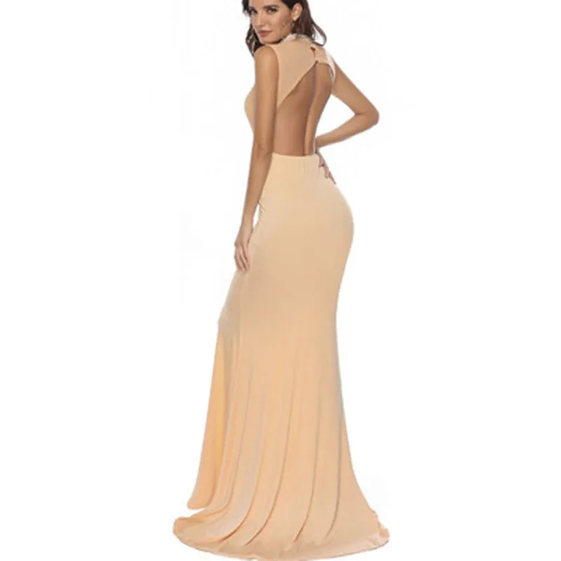 

SummerDressWomen Club PartySolid Color Dress Sexy Slim Fit FemaleDresses Fashion High Quality Casual LadiesVestidos L18