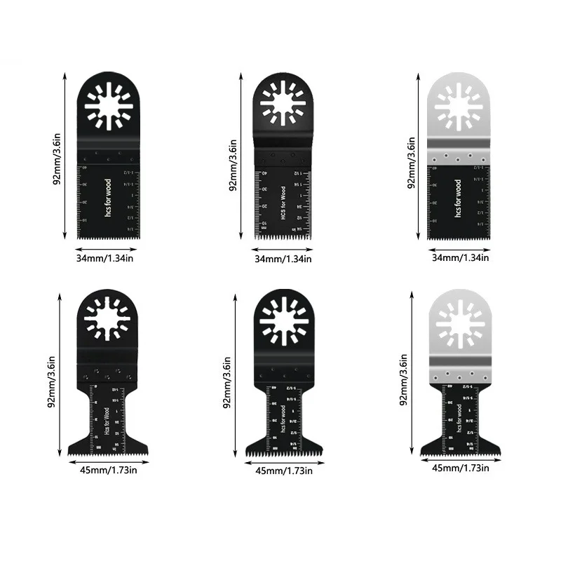 Набор из 2 многофункциональных лезвий для реноватора аксессуаров резки