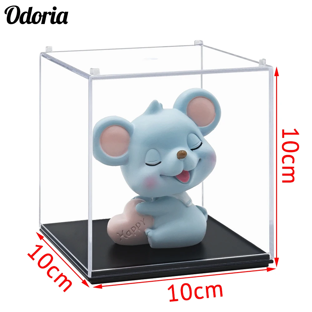 Кубический акриловый чехол Odoria 9 6x9 5 см прозрачная коробка из плексигласа