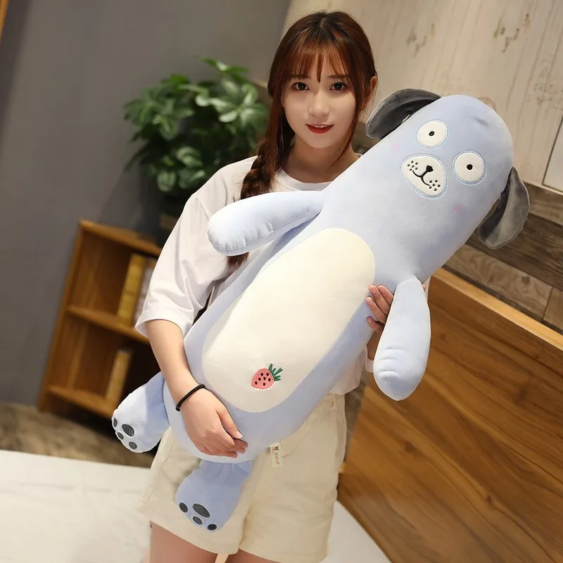 Новая Милая длинная подушка с изображением леса животных медведя кролика слона