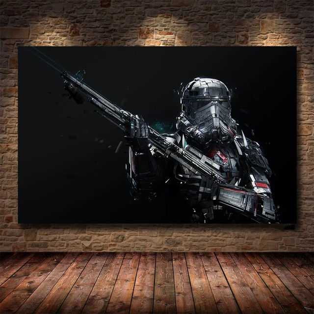 Домашний декор классические картины на холсте солдаты из Звездных войн