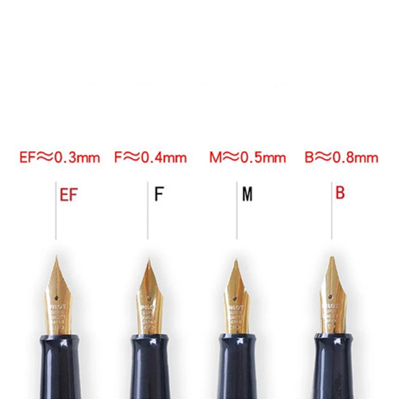 PILOT 78g + 22k золотистый оригинальный иридиевая перьевая ручка ef f m nib чернильный