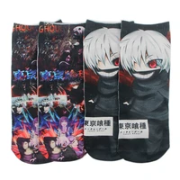 sp1177 anime ghost personalized socks invisible low cut ankle sock casual breathable short socks unisex