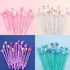 Пенал гелевый детский пластиковый в виде единорога, 20 штук