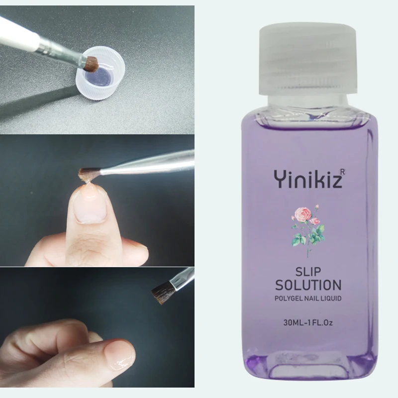 Yinikiz полигелевый раствор для быстрого наращивания УФ-геля, полигель фиолетового цвета, жидкий акриловый лак для ногтей, Набор лаков 30 мл