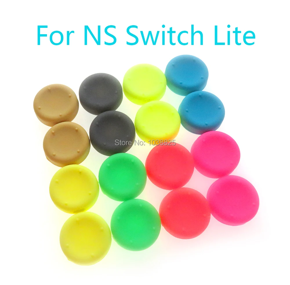 100 шт. силиконовые Нескользящие колпачки для джойстиков Nintendo Switch NS Lite|Запасные