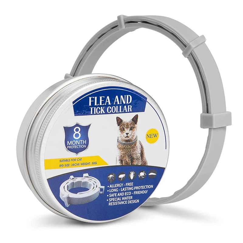 Ошейник с клещами для собак и кошек от блох клещей ошейник натуральный