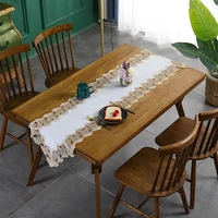 home dining table flag lace cloth art european simple tea table long tablecloth table side cabinet cover