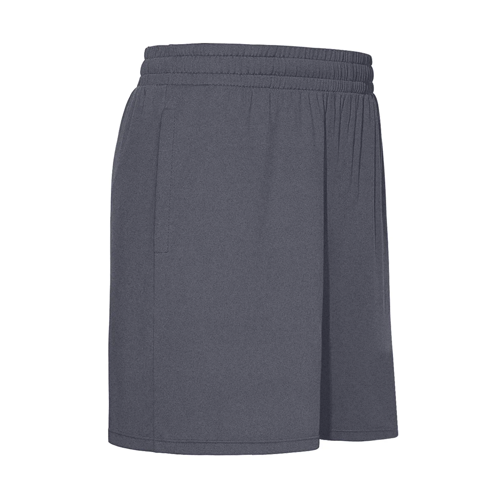 

ISHOWTIENDA Fashion Men Solid Color Stretch Casual Five-boint Sports Running Shorts Pants Erkek Giyim