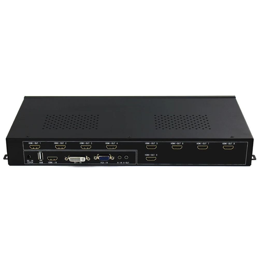 

ISEEVY Video Wall Controller 3x3 HDMI DVI VGA USB Video Processor for 9 TV Splicing Display