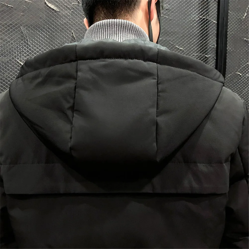 WWKK мужская одежда с несколькими карманами мужские ветрозащитные теплые пальто