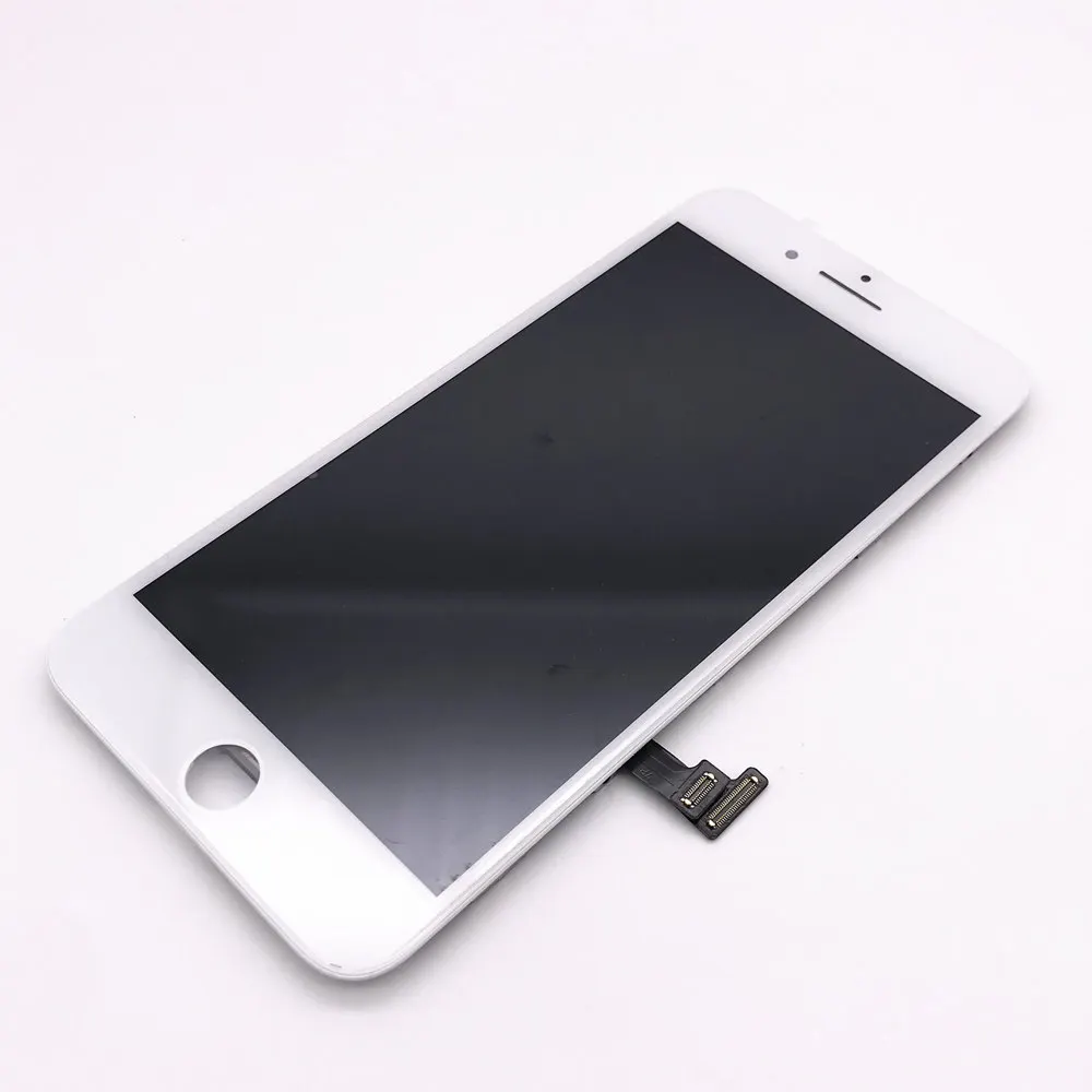 AAAAA дисплей для iPhone 6 7 8 Plus lcd 3D кодирующий преобразователь сенсорного экрана в сборе 7Plus 8 Plus без битых пикселей пыль теплый белый задний светильник