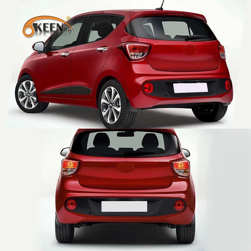 2 шт. для Hyundai Grand I10 2017 2018 12 В Светодиодный отражатель задний противотуманный