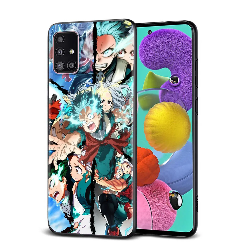 

Amine My Hero Academia Shell For Samsung A51 A91 A72 A71 A52 A42 A41 A32 A31 A21s A21 A12 A11 A02s A02 A01 Case TPU Coque