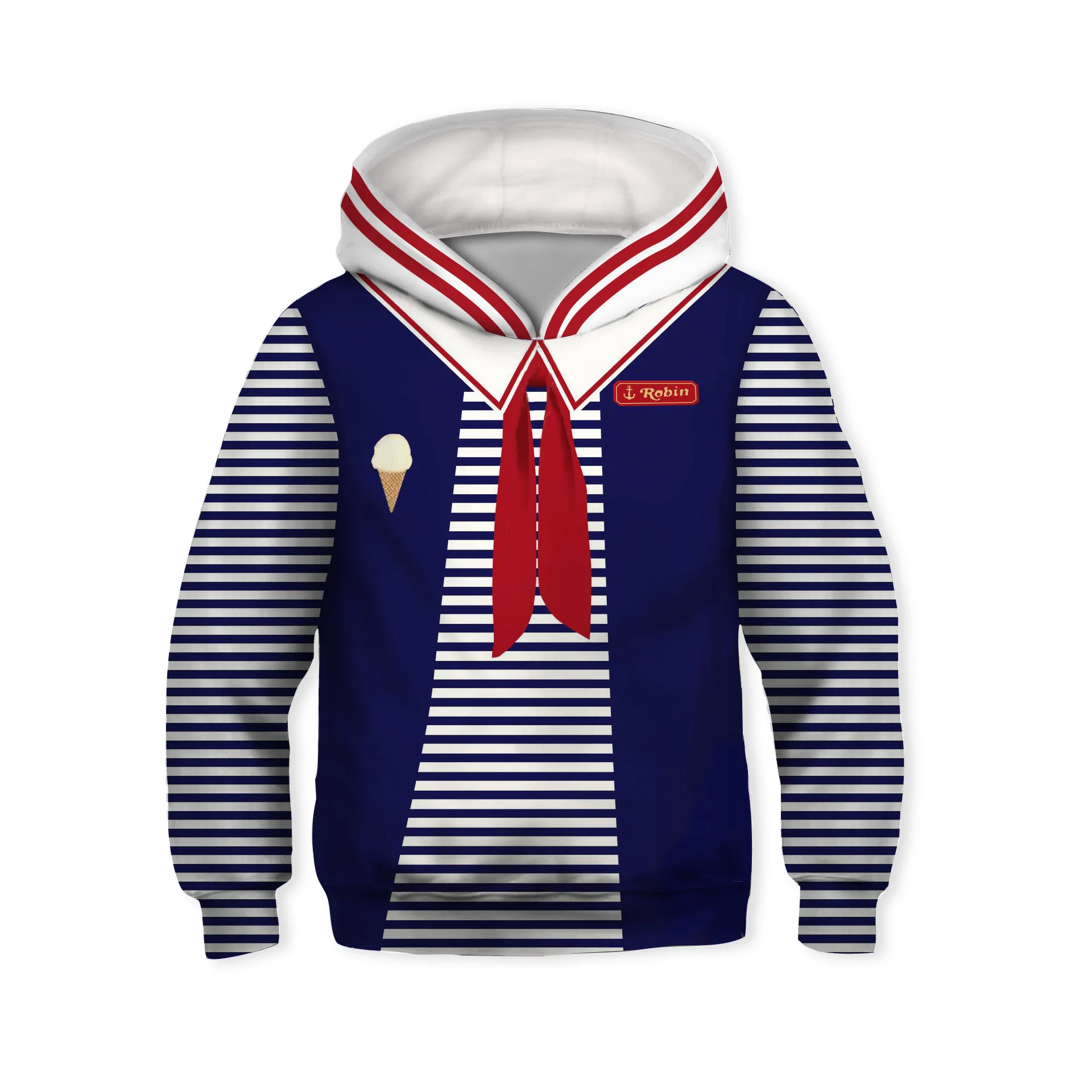 Hoodies Костюмы для косплея «странные вещи», Робин Стив Харрингтон, совки Ahoy, детский пуловер толстовка с капюшоном, куртка с капюшоном Топ - Цвет: Hoodies