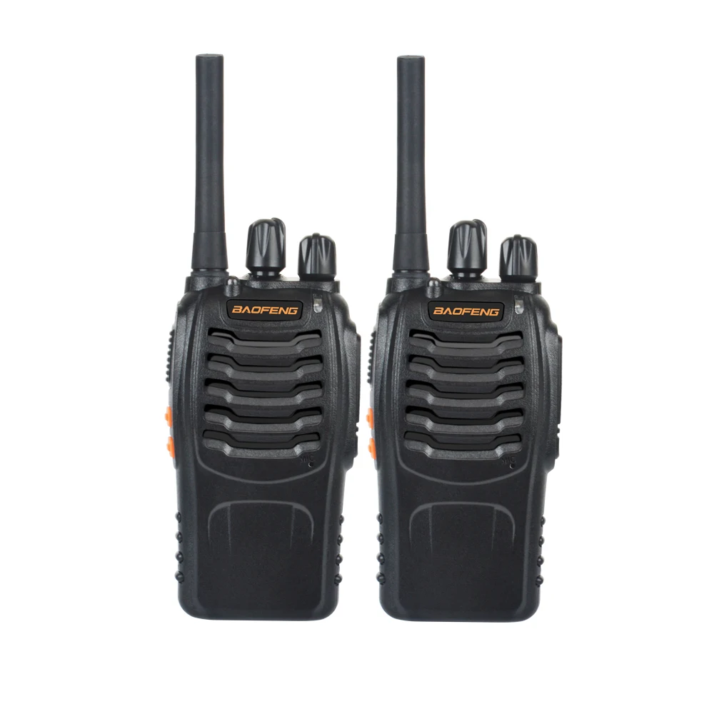 Enlarge 2pcs/pair USB Charger Walkie Talkie Baofeng BF-888H UHF 400-470MHz 16CH VOX Portable TWO WAY RADIO bf-888h