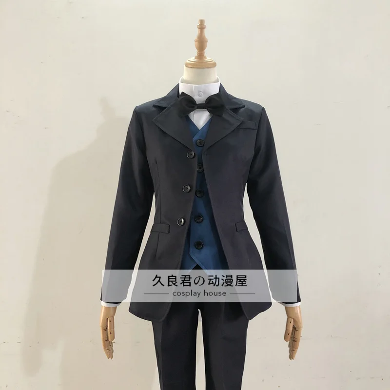 Костюм косплея Аниме МОРИАРТИ: ПАТРИОТ Уильям Джеймс Мориарти с аксессуарами для Хэллоуина, карнавала и фантазийной вечеринки.