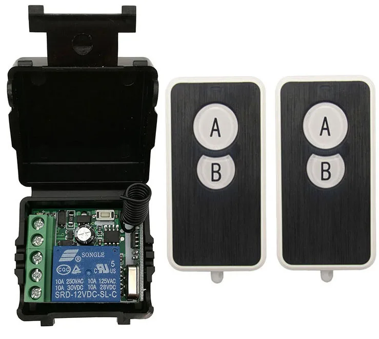 Радиоуправляемый беспроводной переключатель 12 В постоянного тока 1 канал 10 А 315