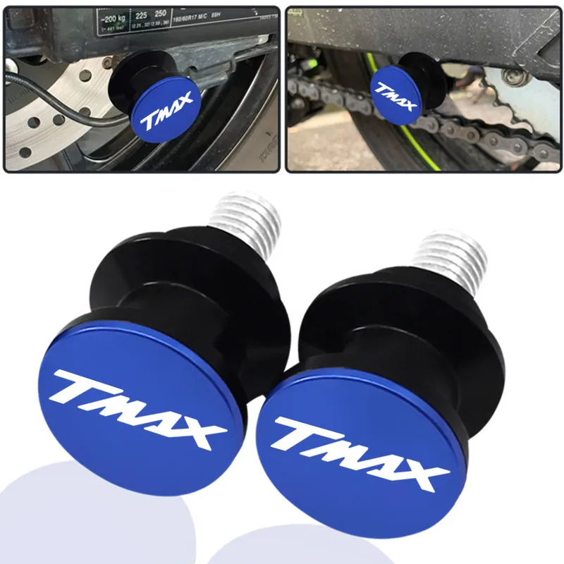 

6MM Motorcycle Aluminum Swingarm Slider Spools Stand Screw For YAMAHA TMAX 500 530 560 T-MAX 530 DX SX TMAX530 TMAX560 Tech Max