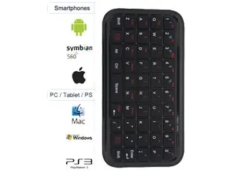 Беспроводная Bluetooth клавиатура для iphone 6 6s plus ipad samsung galaxy S4 S5 S6 note 5 android