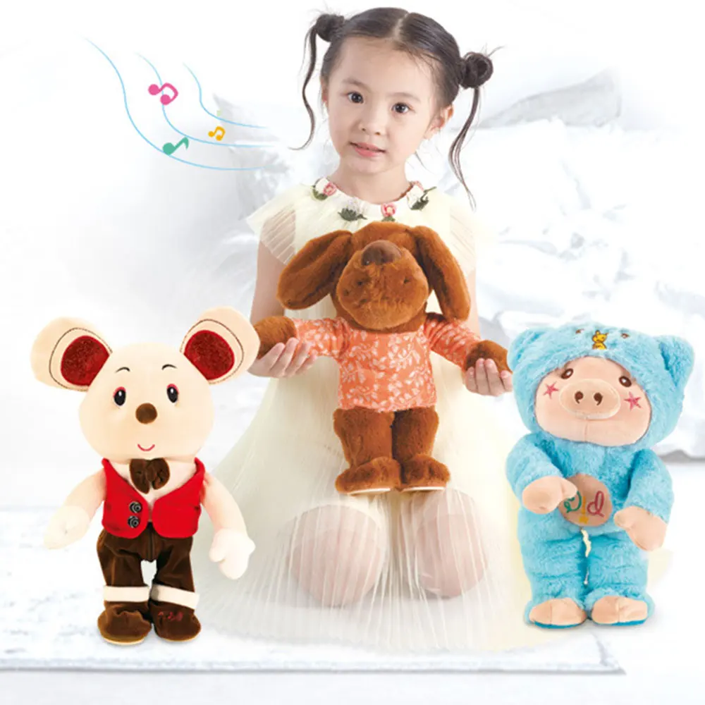 Милые электронные плюшевые крысы домашние животные качели танцы милая мышь