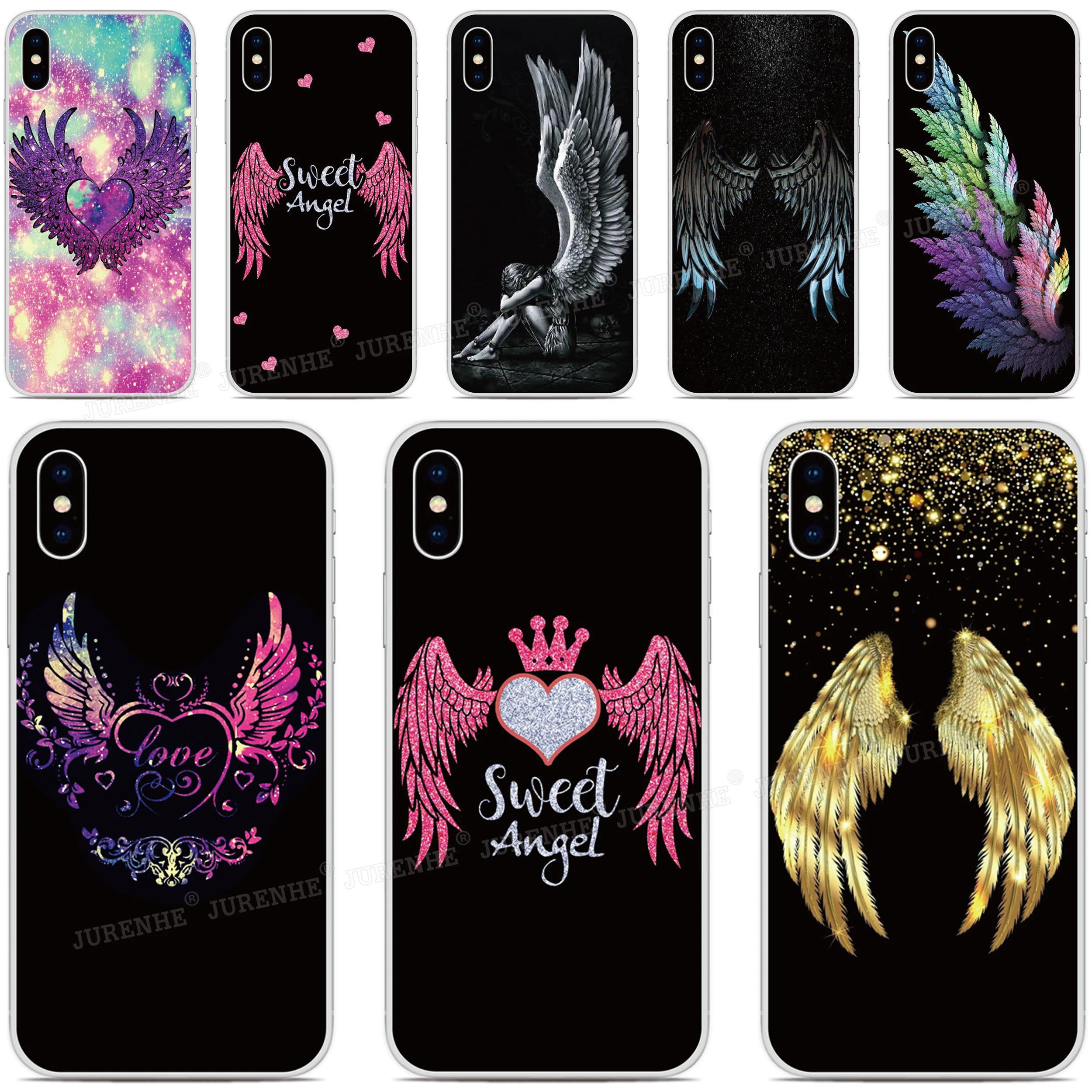 

DIY Custom Photo Angel Wings Cover For Kyocera Digno BX Android One S4 S6 X3 Basio 4 Urbano V04 Kantan Sumaho 705KC Phone Case