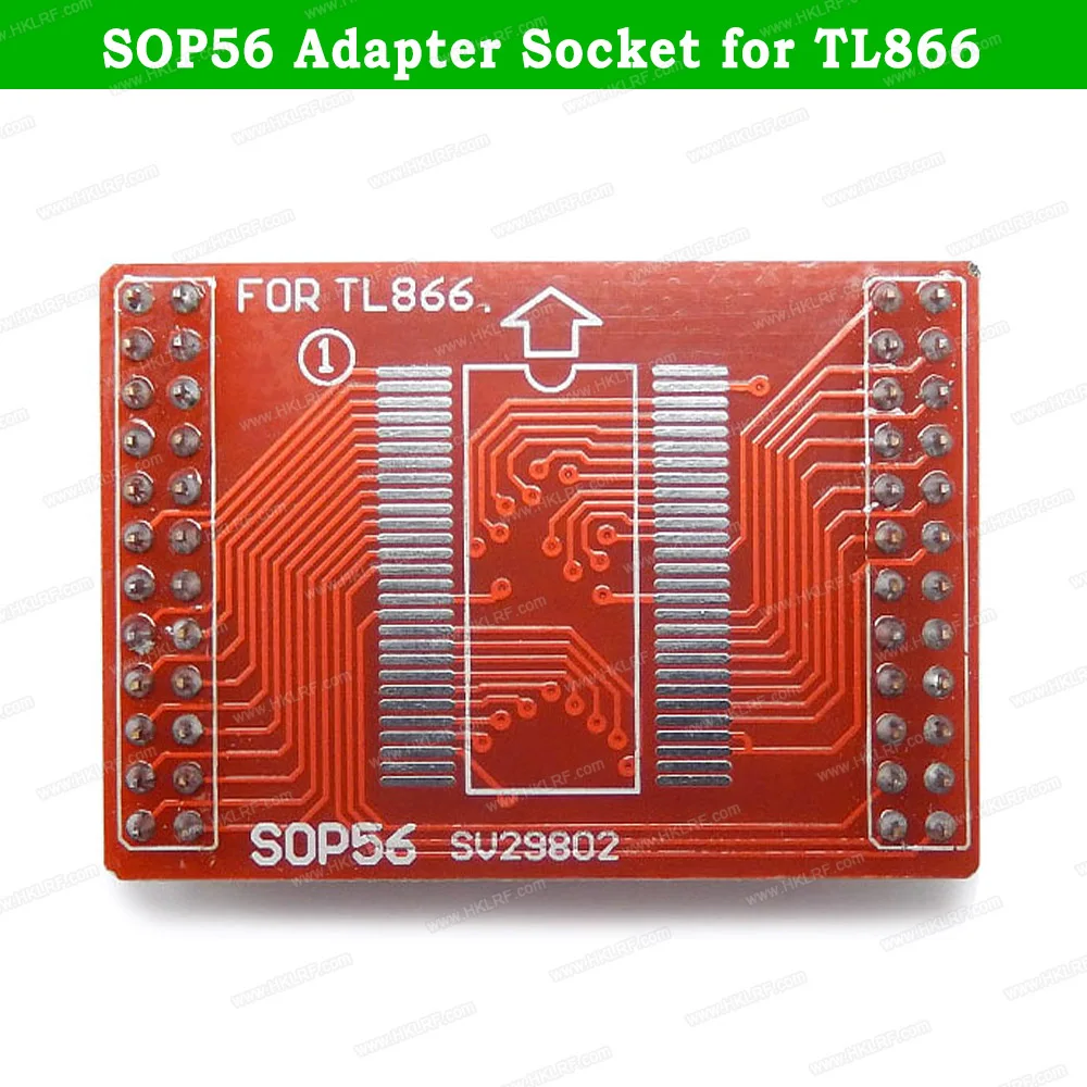 Адаптер SOP56 разъем адаптера PSOP56 для TL866A TL886CS TL866II PLUS программатор TSOP32 TSOP40 TSOP48