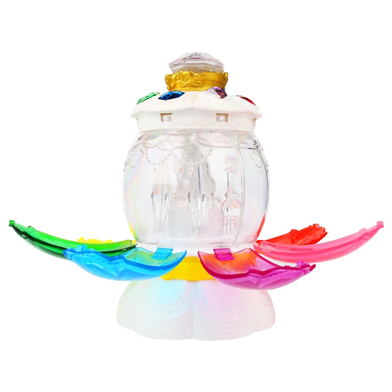 

Magic Fairy Energy Stone Surpries Treasure Box Set Flying Castle with Colorful Light Gemstone Girl Birthday Christmas Gift Toy