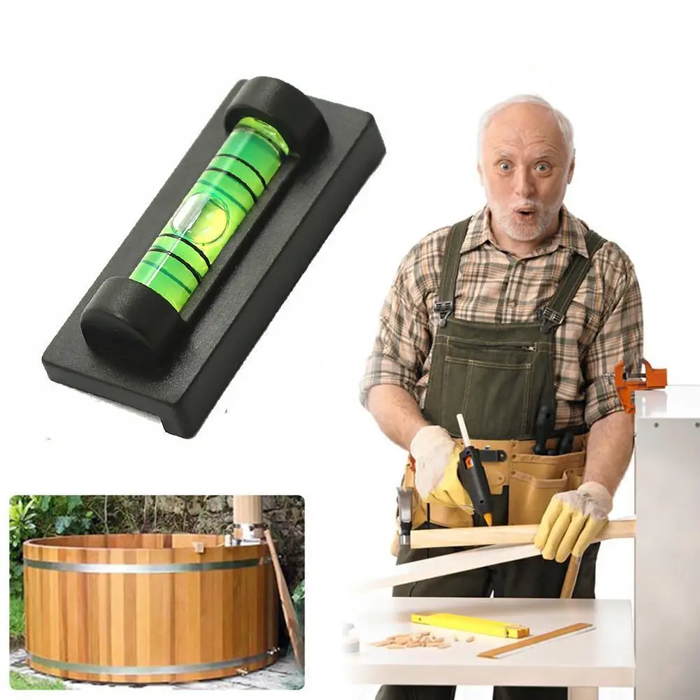 

Magnet Spirit Level Horizontal Bubble With Magnetic At Measuring Tool The Beads Measuring Bottom Level Multifunction Wood T N7U7