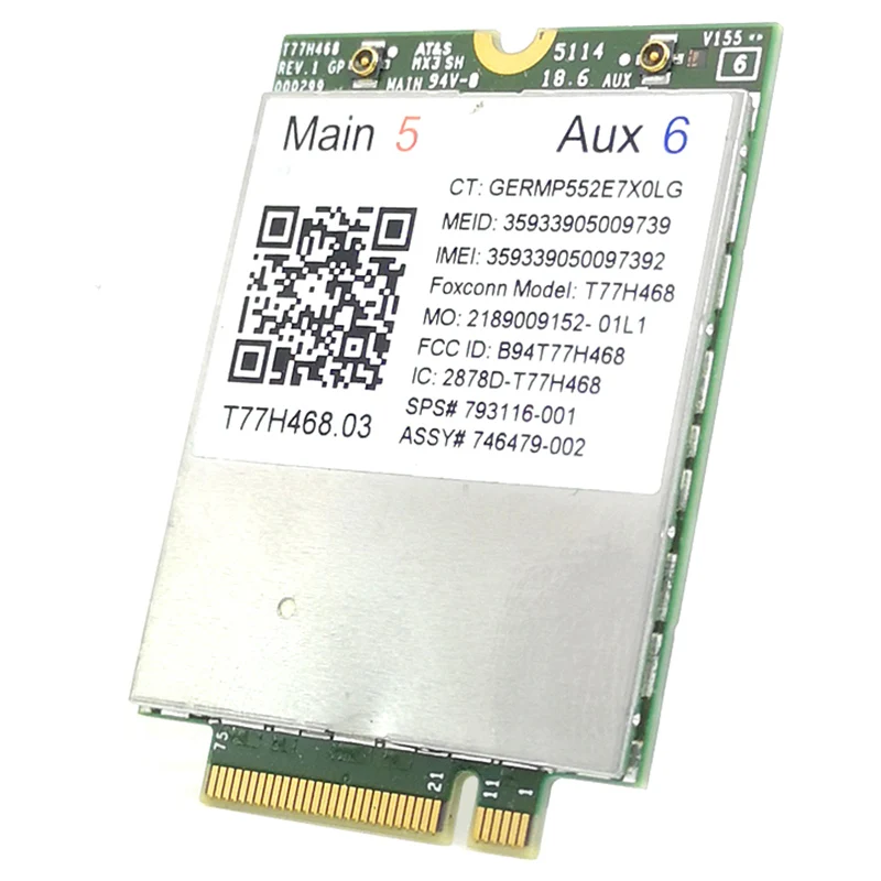 4G модуль LT4211 T77H468 GOBI5000 LTE/EV-DO/к оператору сотовой связи HSPA + WWAN карты SPS:793116-001