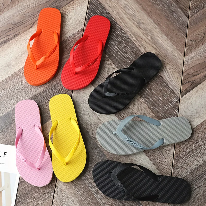 Шлепанцы для мужчин и женщин сандалии на плоской подошве Нескользящие обувь