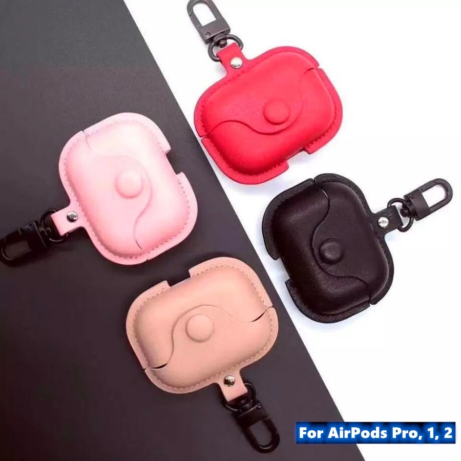 Чехол для Apple AirPods 1 2 чехол Bluetooth наушников s Airpods брелок ключей аксессуары Pro