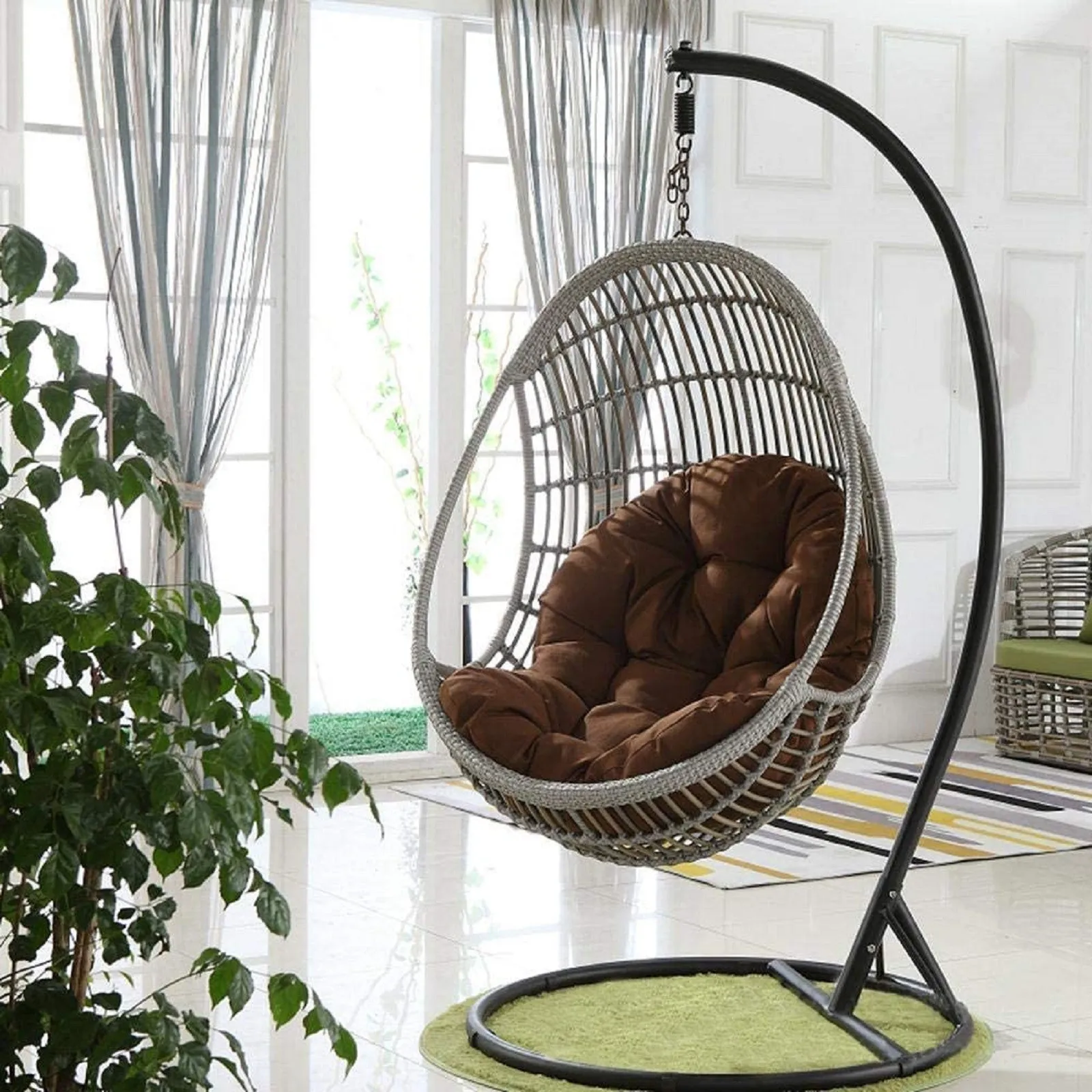

Swing Hammock Cushion Cushion Single Pendulum Cushion Hanging Mattress One Chair Car Seat Cushion Outdoor Balcony Decoration