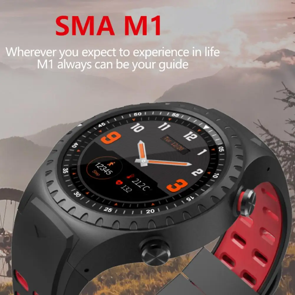 SMA-M1 gps спортивные часы Bluetooth Вызов мульти-спортивный режим компас высота Спорт на