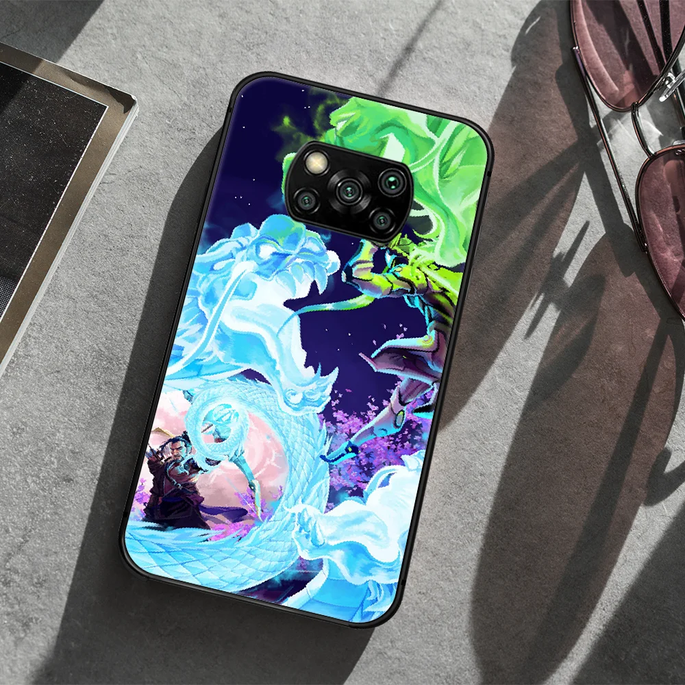 

Overwatch OW game Phone case Cover Hull For Xiaomi Mi A2 A3 8 9 9T Note 10 Se Lite Pro black Etui Silicone Waterproof Painting