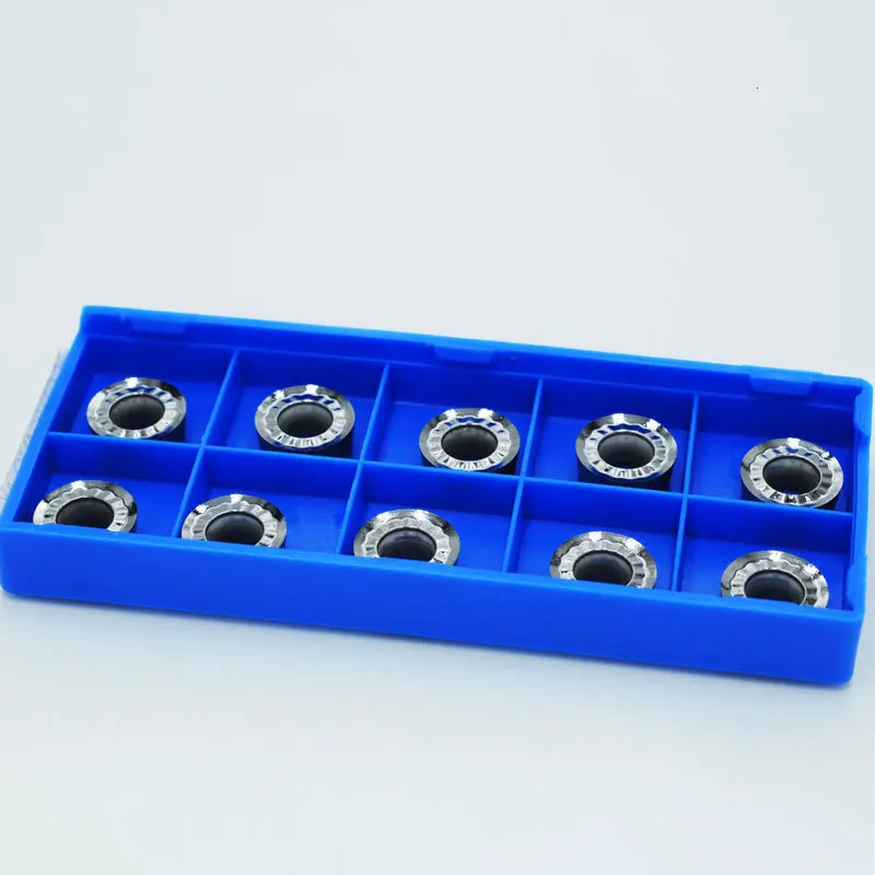 OYYU RCGT1003MO-AK H01 Aluminum Copper RCGT1204 Carbide Inserts Indexable End Milling lathe Turning Tools Round Blade RCGT10T3 |