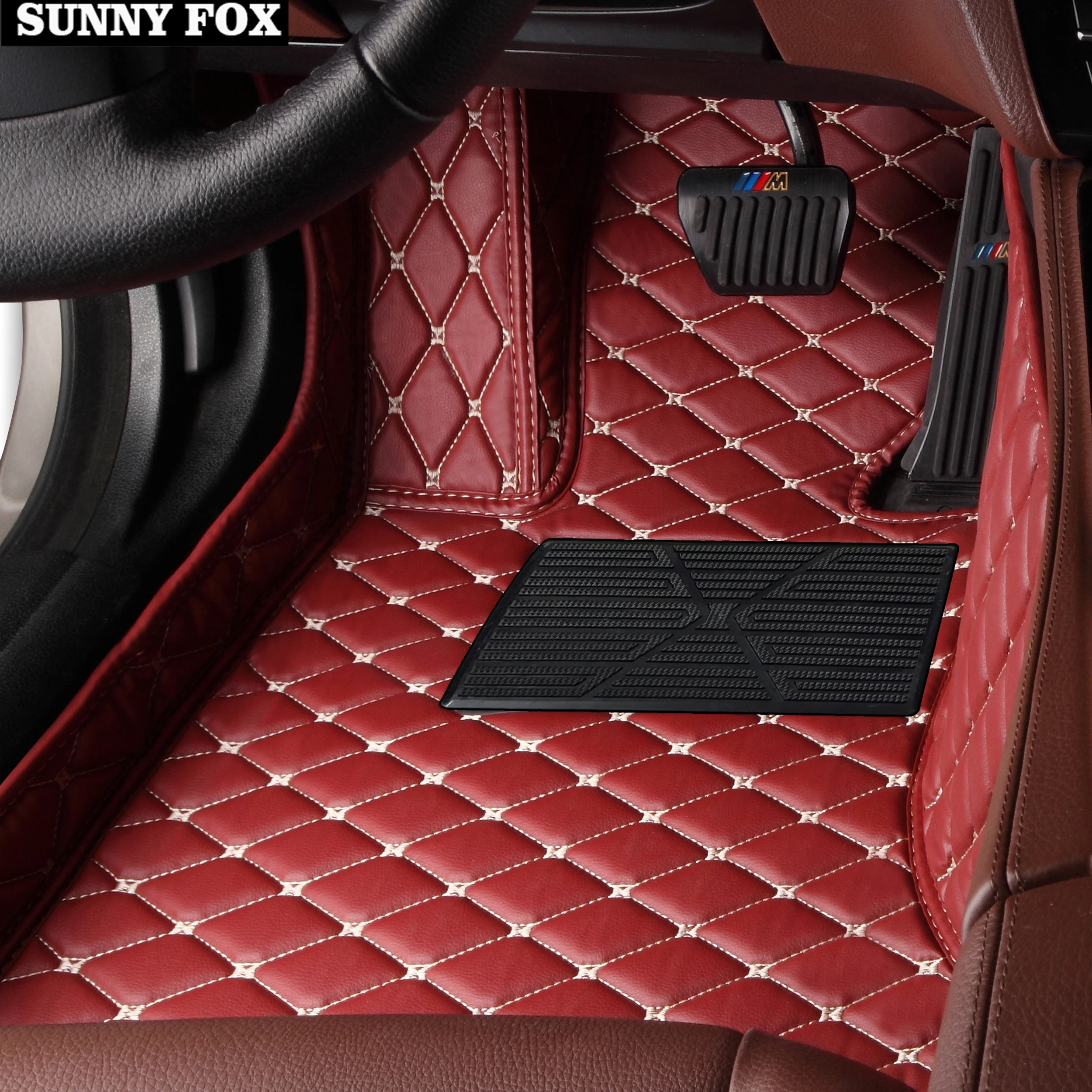 Sunny Fox автомобильные коврики для BMW 3/4/6/7 серии GT M3 X1 X3 X4 X5 X6 Z4 5D авто-Стайлинг любую