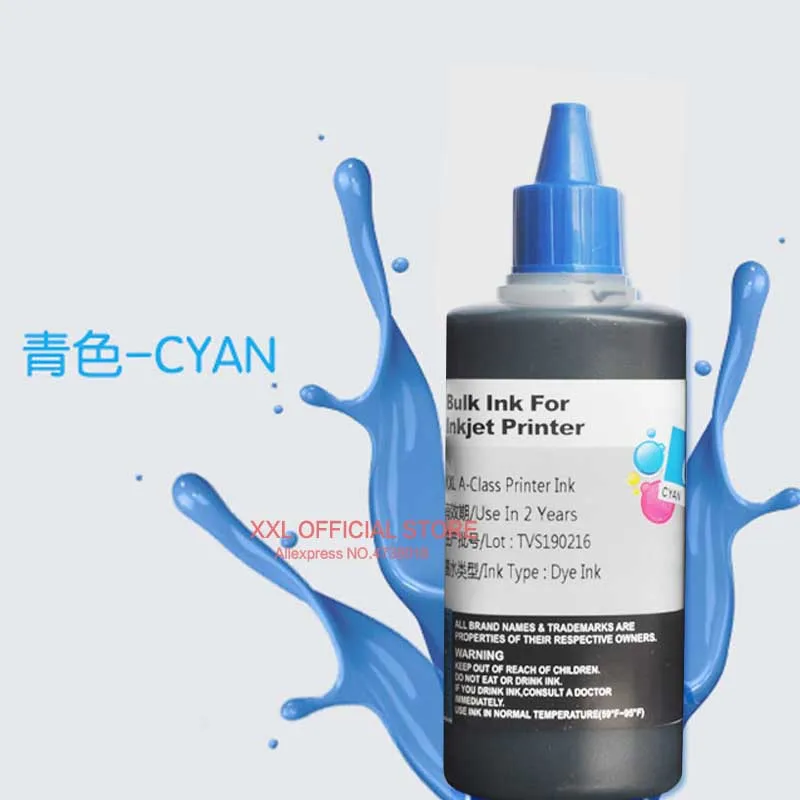 Комплект чернил PG 37 CL 38 40 41 для картриджа принтера Canon PG37 CL38 PG40 CL41 100 мл iP1600 iP1200 iP1900