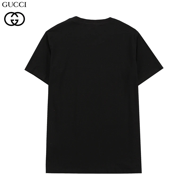 

New short-sleeved t-shirt men's trend summer Japanese tide brand loose wild couple cat printing casual half-sleeved t-shirt