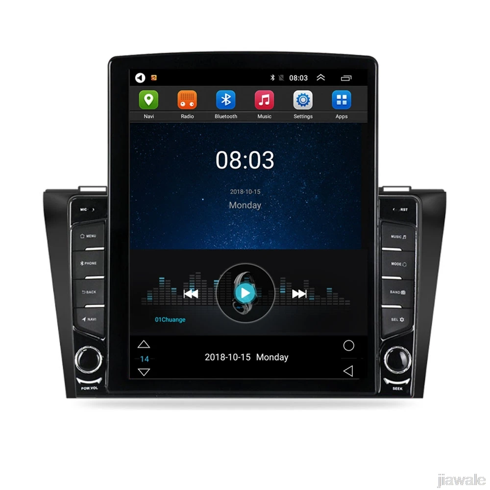 Автомобильный мультимедийный плеер на Android 10 восемь ядер экран 9 7 дюйма GPS для Mazda 3