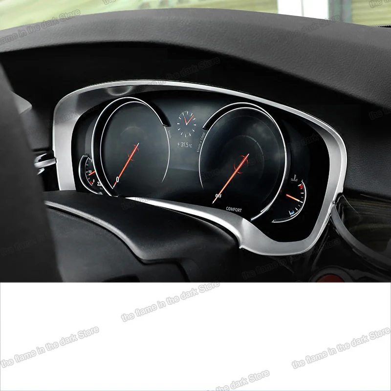 Lsrtw2017 углеродное волокно abs Автомобильная панель экрана Рамка отделка для bmw 5 6