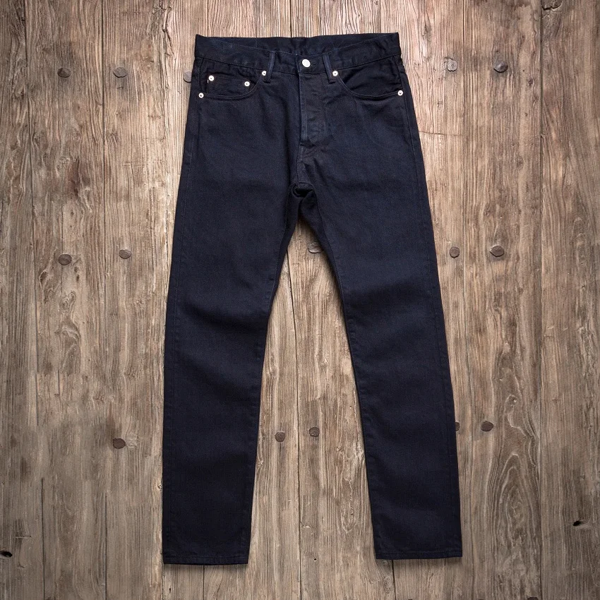 

511xx-0006 Read Description! Indigo Selvage Unwashed Slim Pants Unsanforised Raw Denim Jean 14.5oz 2 Colours