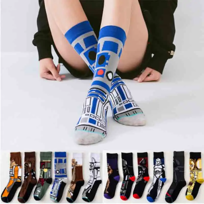 Носки из фильма Звездные войны женские носки для косплея Master Yoda новинка мужские и