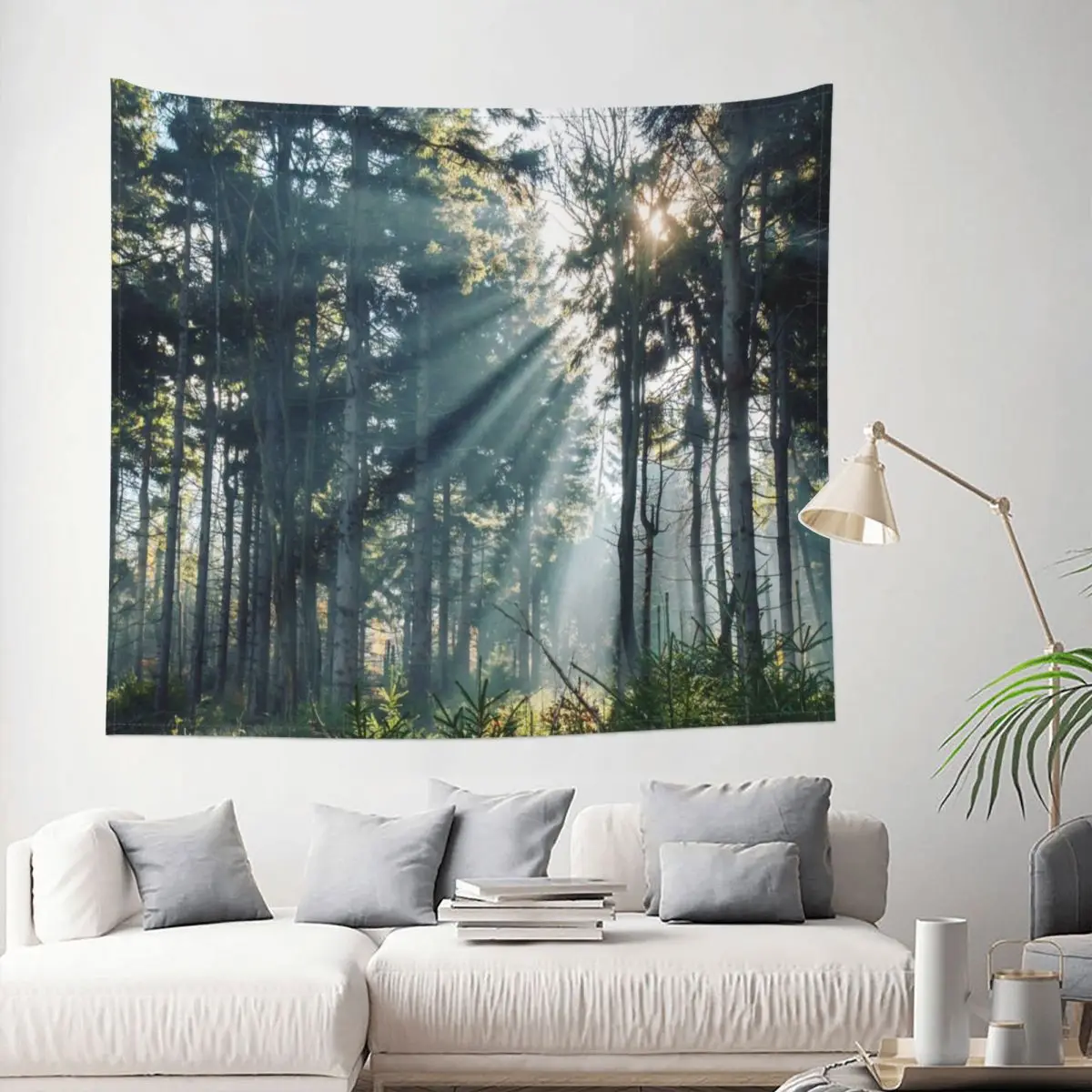 

Tapestry Hope Forest Nature Landscape Decor Wall Room Home Decoration Hanging Living room Kawaii Aesthetic Gift