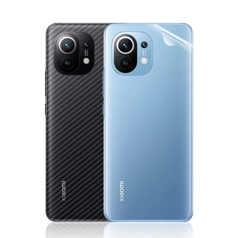 10 шт. защитных пленок из углеродного волокна для Xiaomi Mi Note 10 Lite, 11 Pro, 10T, 9T, Redmi 9s, 8, 7, задняя матовая пленка.