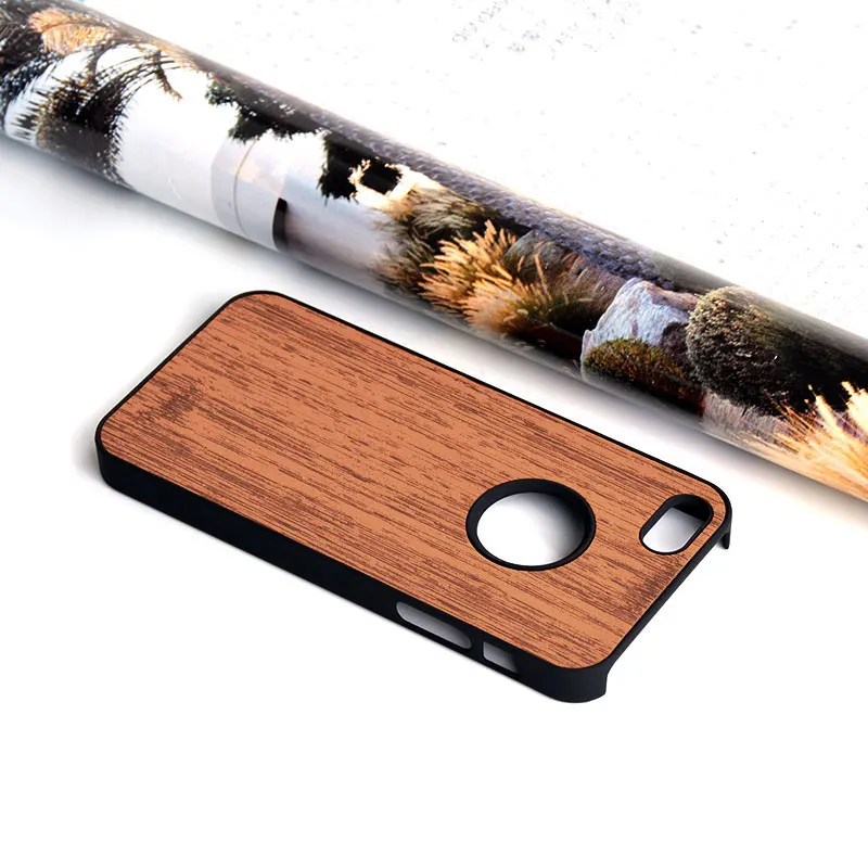 Чехол для iphone 5 чехол с узором из дерева бамбука кожи жесткого пластика