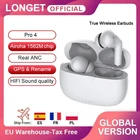 TWS-стереонаушники LONGET Pro 4 с поддержкой Bluetooth и сенсорным управлением