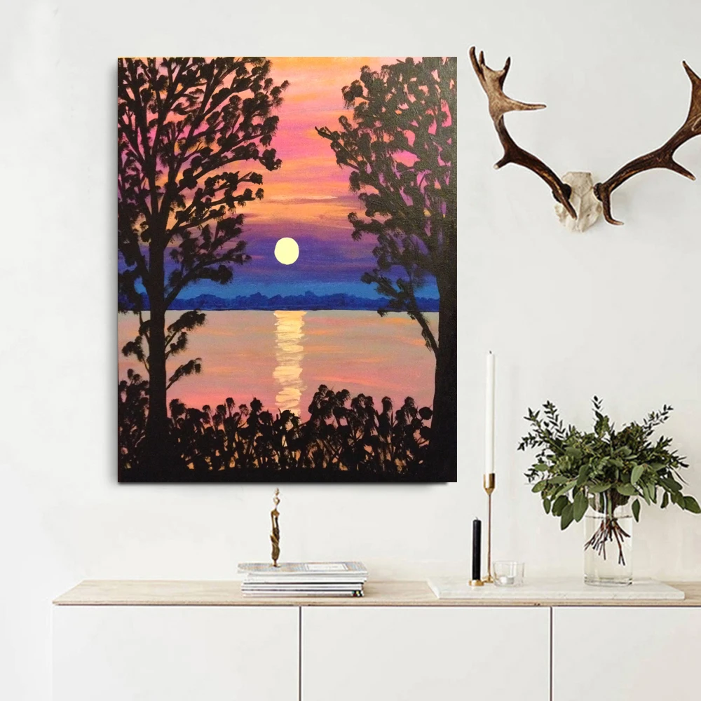 Настенная картина домашний декор холст на стену художественный принт пейзаж