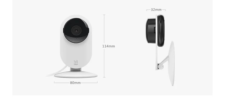 YI 1080p домашняя камера Крытая IP система видеонаблюдения с ночным видением для дома/офиса/ребенка/няни/видеоняня белая